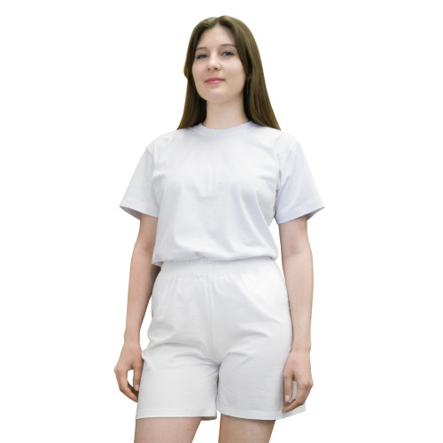 Шорты трикотажные женские, материал: футер без печати