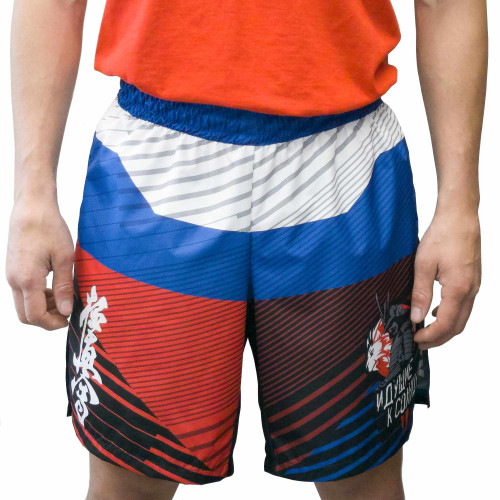 Шорты Профи взрослые, материал: дюспо с полной запечаткой