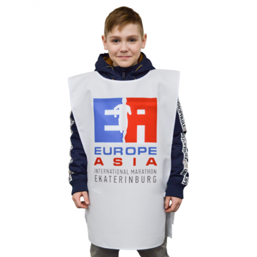 Манишка с полной запечаткой, материал: оксфорд