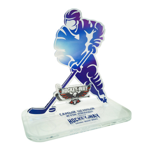 Приз из акрила 1-слойный с УФ-печатью