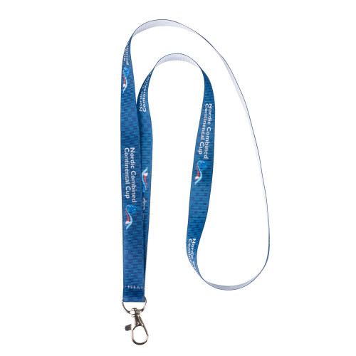 Лента для бейджей односторонняя (репс, 1 карабин)