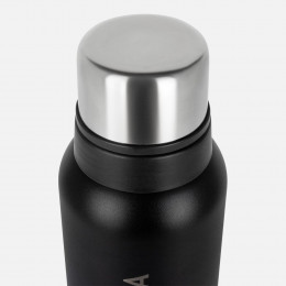 Термос Relaxika 1200 со стикерпаком, черный