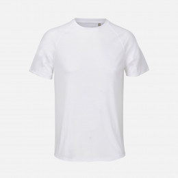 Футболка спортивная унисекс Vortex, белая