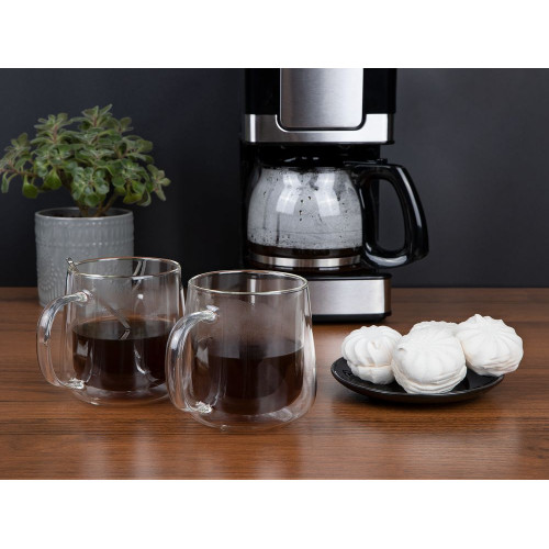 Чашка с двойными стенками Glass First