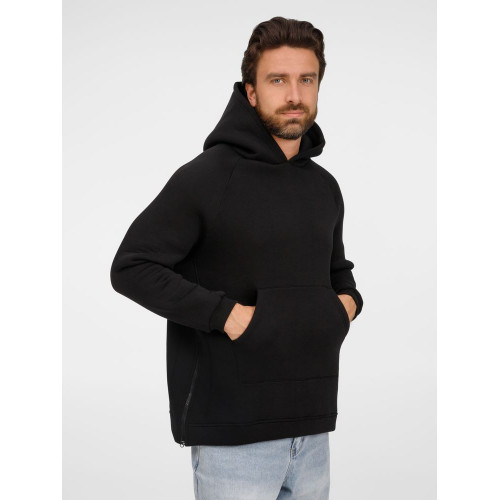 Худи унисекс оверсайз Easy Street, черное