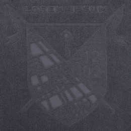 Полотенце на заказ Surpass с рельефным логотипом, среднее