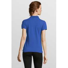 Рубашка поло женская People 210, ярко-синяя (royal)