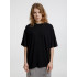 Футболка оверсайз унисекс Lavinia, черная