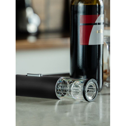 Электрический штопор с ножом для фольги Wine Diesel, черный