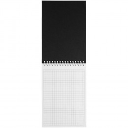 Блокнот Dali Mini в клетку, черный