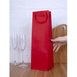 Пакет под бутылку Vindemia, красный