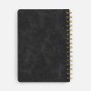 Ежедневник Spiral, недатированный, черный