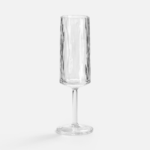 Бокал для шампанского небьющийся Sate Crystal, прозрачный