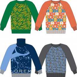 Джемпер на заказ Tricksy Net Reglan, полушерсть