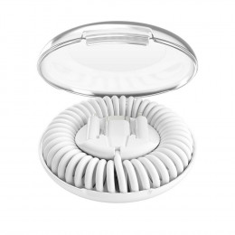 Кабель Vonmahlen Allroundo Eco для быстрой зарядки, белый