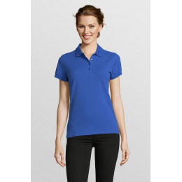Рубашка поло женская People 210, ярко-синяя (royal)