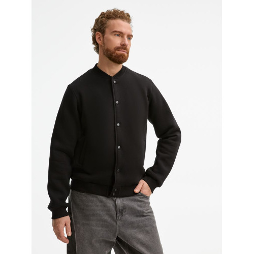 Бомбер унисекс AtmosWear, черный