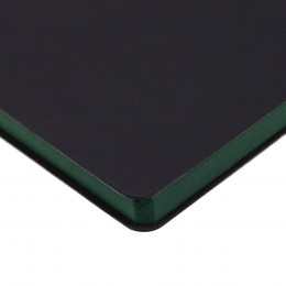 Ежедневник Bookmark, недатированный, черный с зеленым