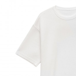 Джемпер с коротким рукавом Siluetti Volumica, молочно-белый