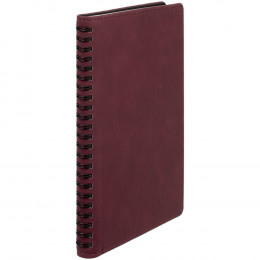 Ежедневник Spring Urban на заказ, недатированный, бордовый