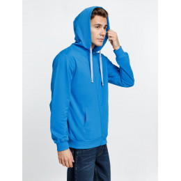 Толстовка на молнии с капюшоном Siverga, бирюзовая