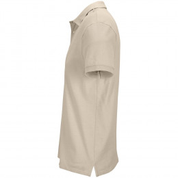 Рубашка поло унисекс Pacific, бежевая (льняная)