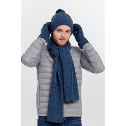 Варежки Heat Trick, синий меланж