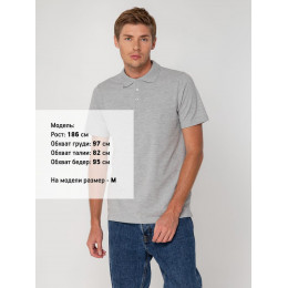 Рубашка поло мужская Virma Light, серый меланж