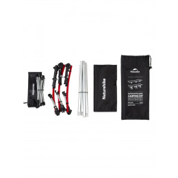 Раскладушка туристическая XJC04, черная