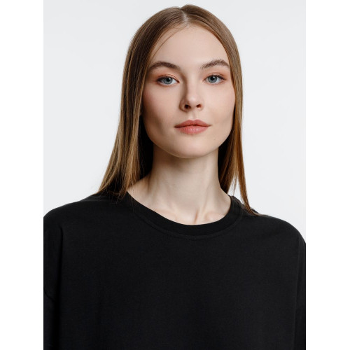 Футболка оверсайз унисекс Base Space, черная