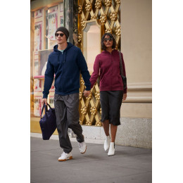 Толстовка на молнии с капюшоном женская Queen, черная