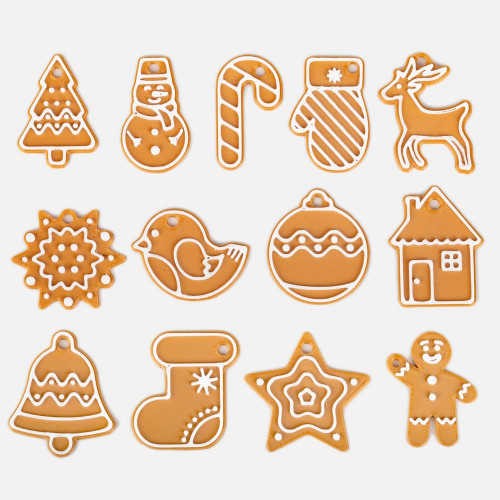 Мини-подвеска «Пряник», 3D-печать на заказ, звездочка