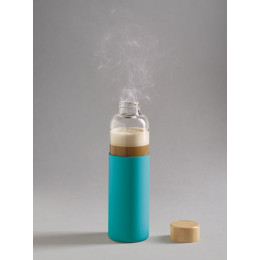 Бутылка для воды Dakar, прозрачная с бирюзовым