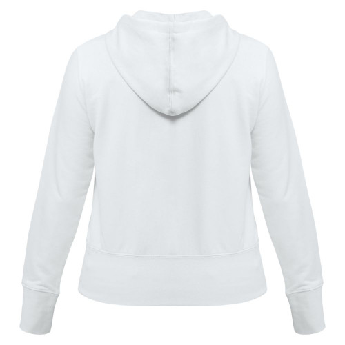 Толстовка женская Hooded Full Zip белая