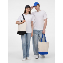 Холщовая сумка Shopaholic, черная