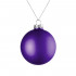 Елочный шар Finery Matt, 8 см, матовый фиолетовый