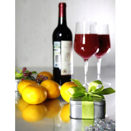 Коробка Pragmax S, квадратная, серебристая