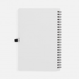 Блокнот на пружине Stone Line, белый