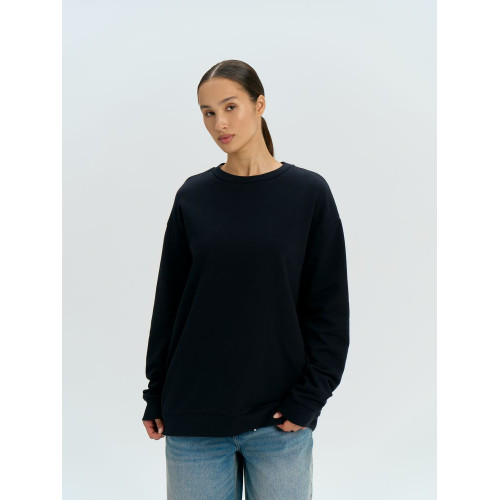 Свитшот оверсайз унисекс Omnifit, черный