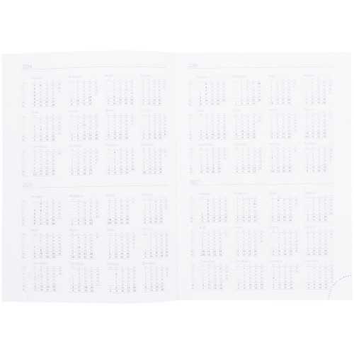 Ежедневник Vivian, недатированный, бирюзовый