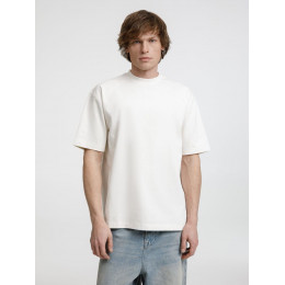 Футболка оверсайз унисекс Sideline, молочно-белая