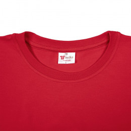 Футболка женская T-bolka Stretch Lady, темно-красная