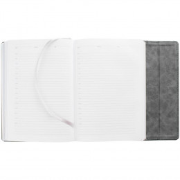 Ежедневник Flap на заказ, недатированный, серый