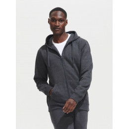 Толстовка мужская на молнии с капюшоном Seven Men, красная