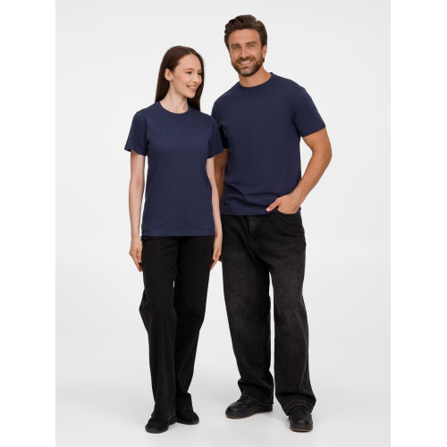 Футболка унисекс T-Bolka 180, темно-синяя