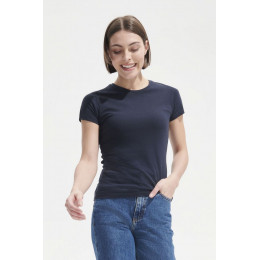 Футболка женская Miss 150, темно-синяя (navy)