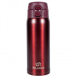 Термокружка Relaxika, бордовая
