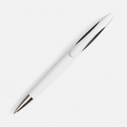 Ручка шариковая Nave, белая с черным