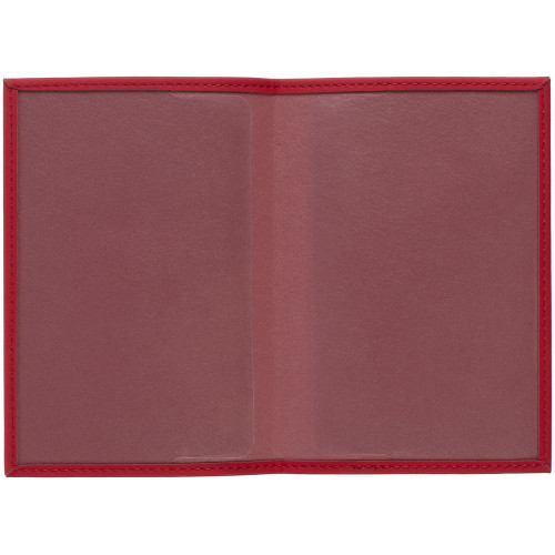 Обложка для паспорта Shall, красная