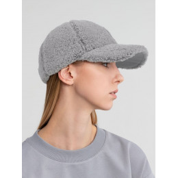 Бейсболка Oblako, утепленная, серая
